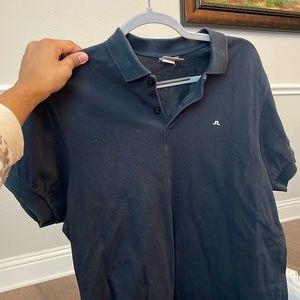 J.lindeburg black polo, size M